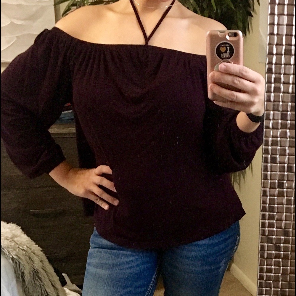 Super cute wine colored top